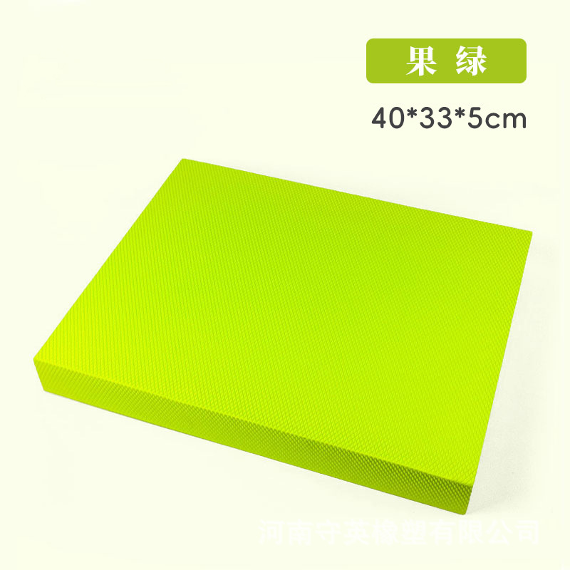 Picture of Tpe Yoga Balance Mat Thickened 6cm Kneeling Mat Flat Support Abdominal Wheel Special Mat Sports Fitness Mat Soft and Collapsible