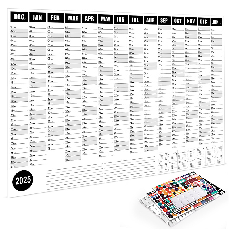 Picture of 2026 Full Year English Edition Desk Calendar Korean Version Desktop Wall Calendar Creative Simple Planner Amazon