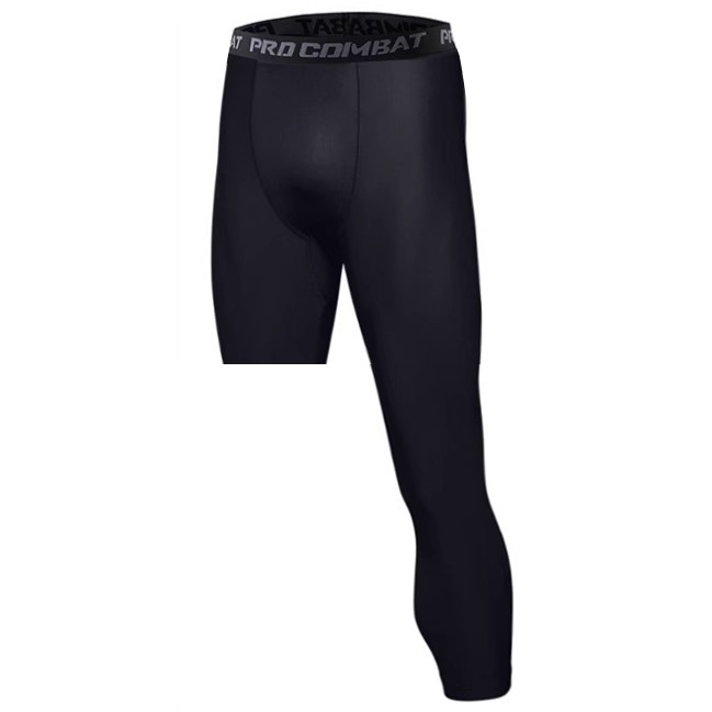 Picture of Amazon Sports Tight Pants American Men's Fitness Running Pants PRO Quick-drying Basketball Cropped Leggings Cross-border