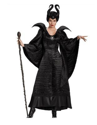 Picture of Halloween costume female adult vampire long Witch Queen demon ball dress up cos costume death