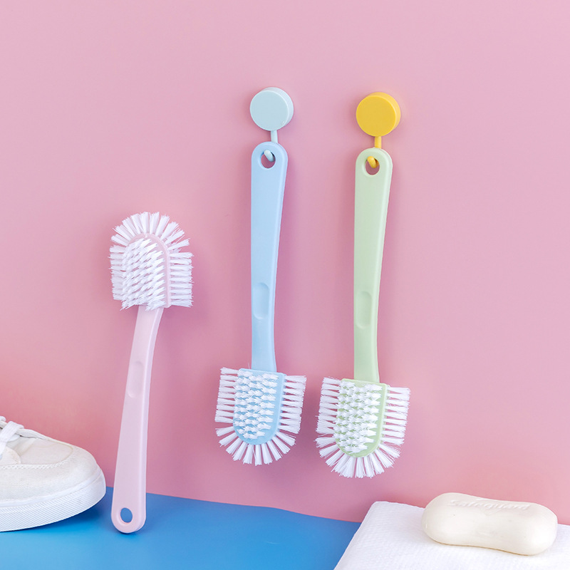 Household Plastic Brush Soft Wool Shoe Washing Clothes Cleaning Multifunctional Five-sided Plastic Laundry Shoe Washing Brush