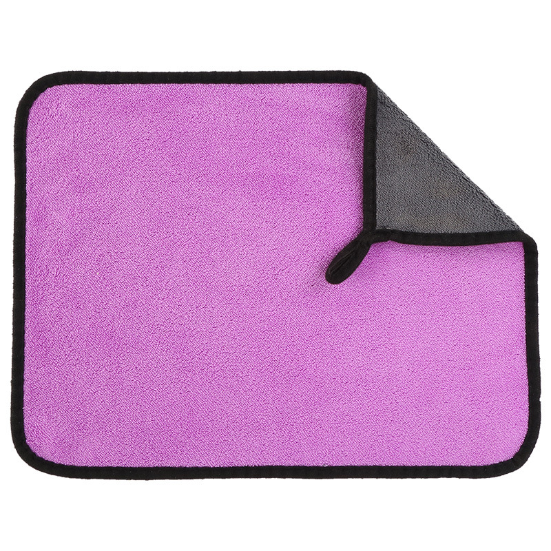 Picture of Car wash towel wholesale absorbent lint coral fleece towel car towel fishing towel various specifications towel