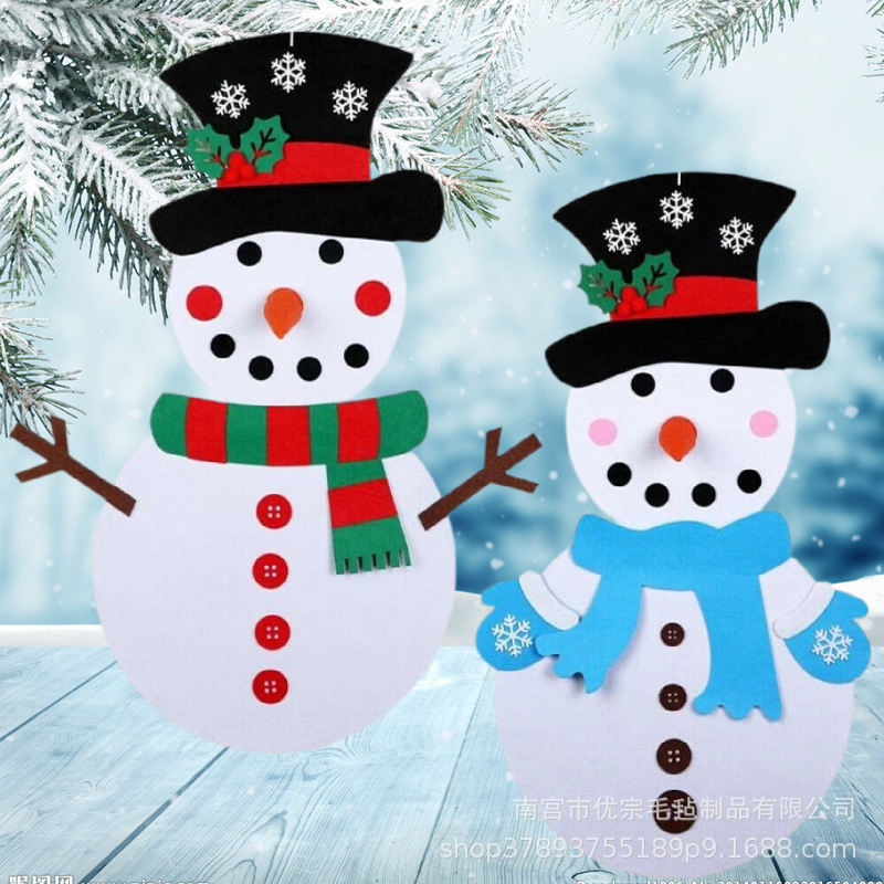 Picture of In stock cross-border felt Christmas tree three-dimensional diy Christmas tree splicing Christmas tree New Christmas decorations