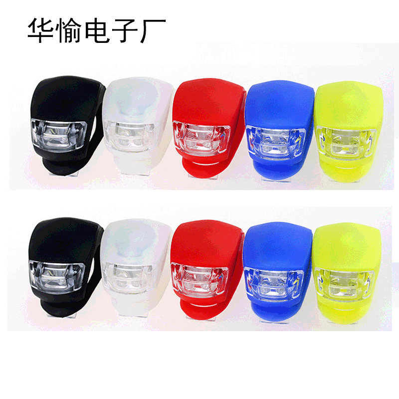 Bicycle light five generation frog light silicone beetle light outdoor riding equipment accessories mountain bike tail light Wholesale