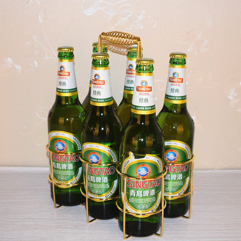 Picture of Wholesale bold bar KTV beer rack six bottle basket barbecue stall beer rack beer basket manufacturers