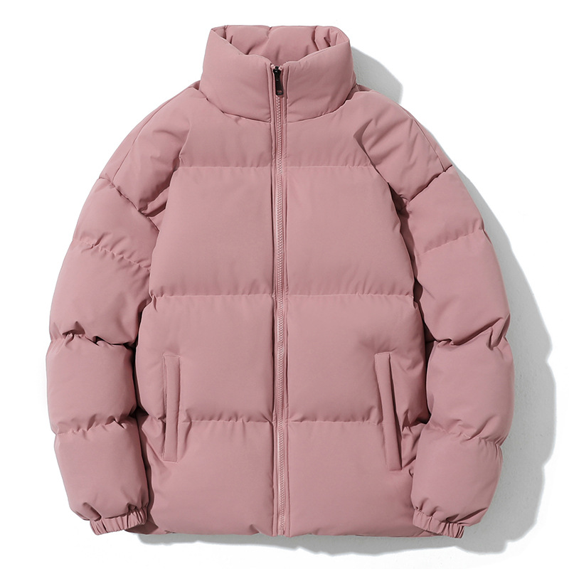 Picture of 2025 Autumn and Winter New Cotton-Padded Jacket Korean Style Stand-Up Collar Slim Fit Couple Versatile Cotton-Padded Jacket Slim Fit Short Jacket Men's Batch