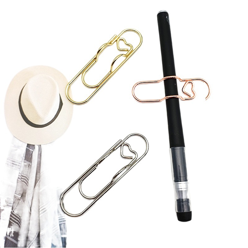 Love Pen Clip Metal Pen Clip Creative Pen Clip Cute Pen Clip Office Meeting Pen Accessories Creative Cute Pin