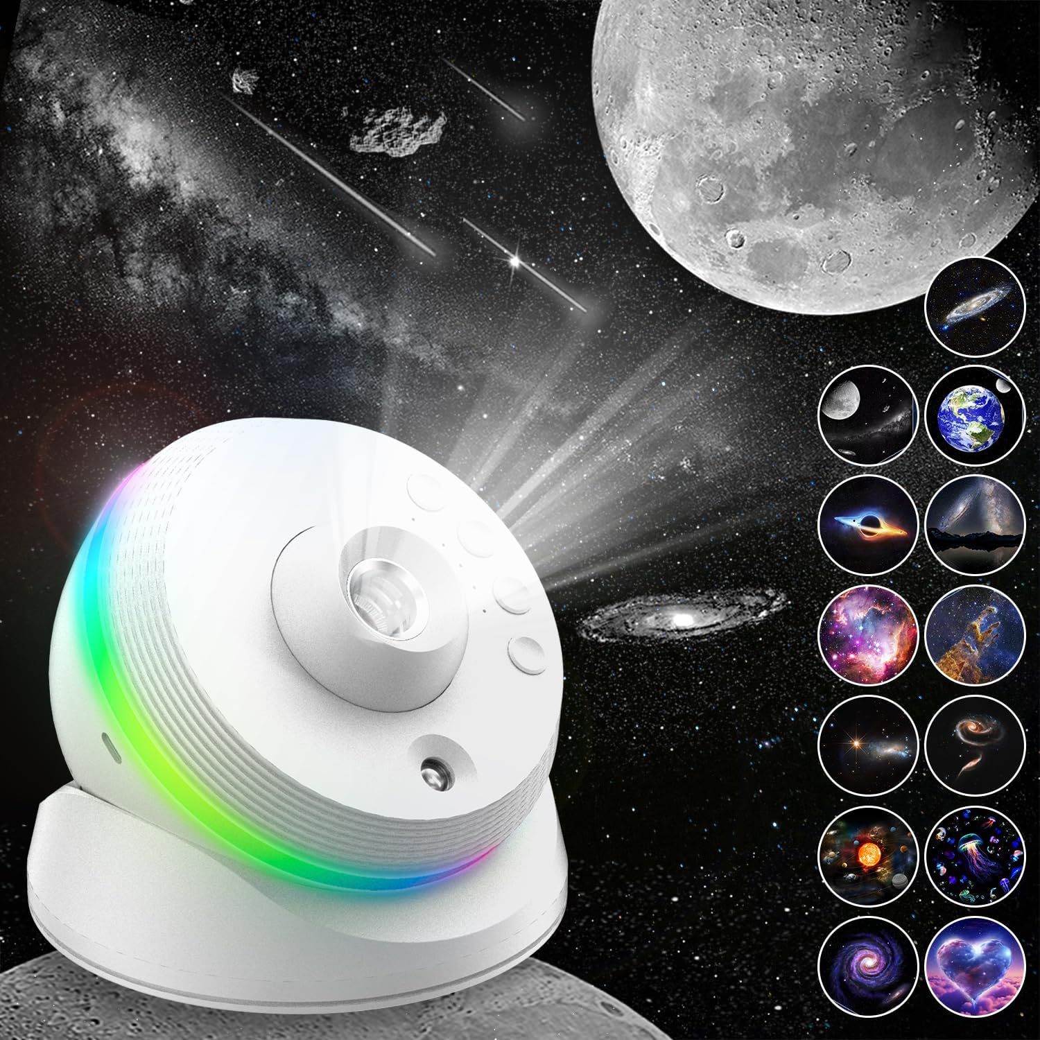 Astronaut 6-Generation Starry Sky Lamp, Cross-Border Popular Starry Sky Projection Lamp, Dynamic Meteor Focusing High-Definition Atmosphere Lamp