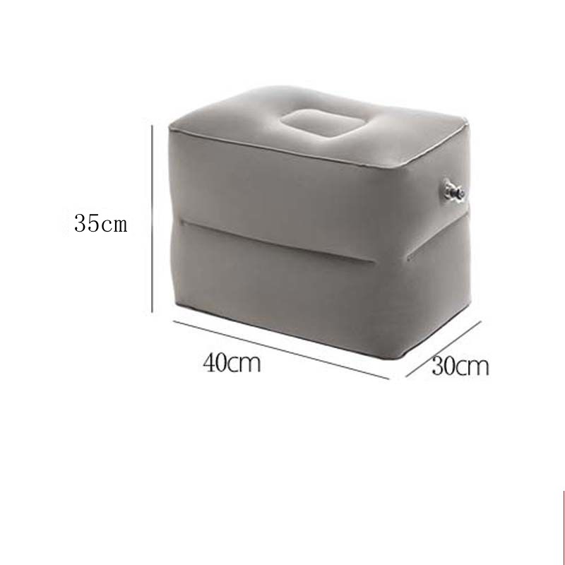 Picture of Two-layer three-layer inflatable footrest car rear filling inflatable stool travel aircraft high-speed rail rest foot pedal cross-border