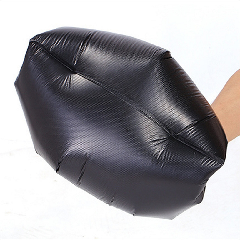 Picture of [50 garbage bags] garbage bags household thickened disposable black vest-type portable garbage bags
