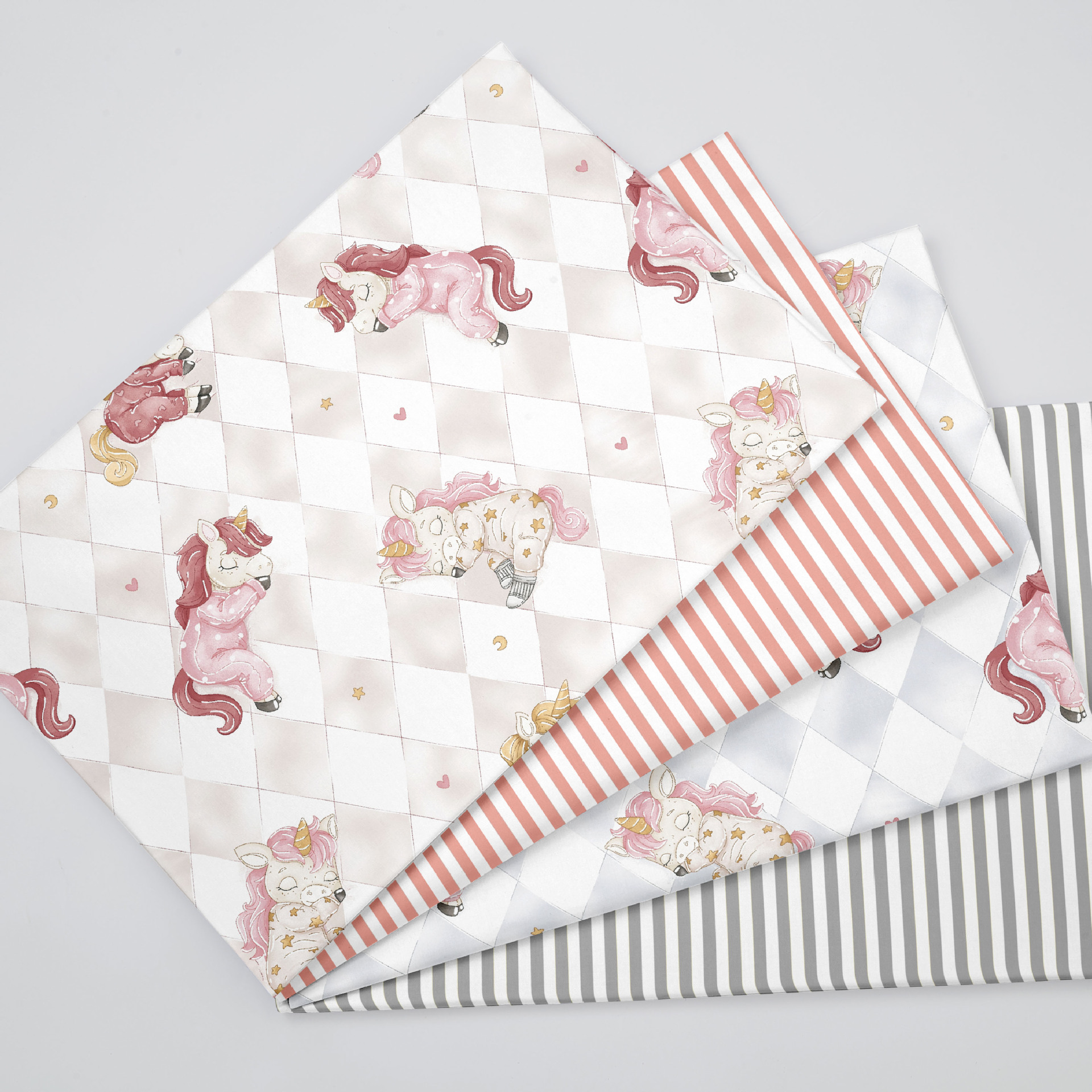 Wholesale supply of 133*72 twill printed fabric, cartoon print, 40-count cotton cloth, 1.6 meters wide