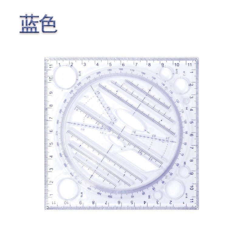 Picture of Acrylic Patchwork Ruler Cutting Ruler Double Color Long Square Ruler Sewing Ruler Patchwork Tool DIY Color Ruler