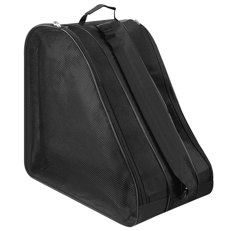 Picture of Thickened three-layer skate bag can hold a full set of in-line wheel bag single-shoulder roller skate bag triangle roller skate shoe bag wear-resistant