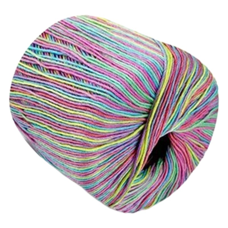 50g cotton dyed fancy lace yarn colored fine crochet yarn for hand knitted cardigan cotton thread blended yarn