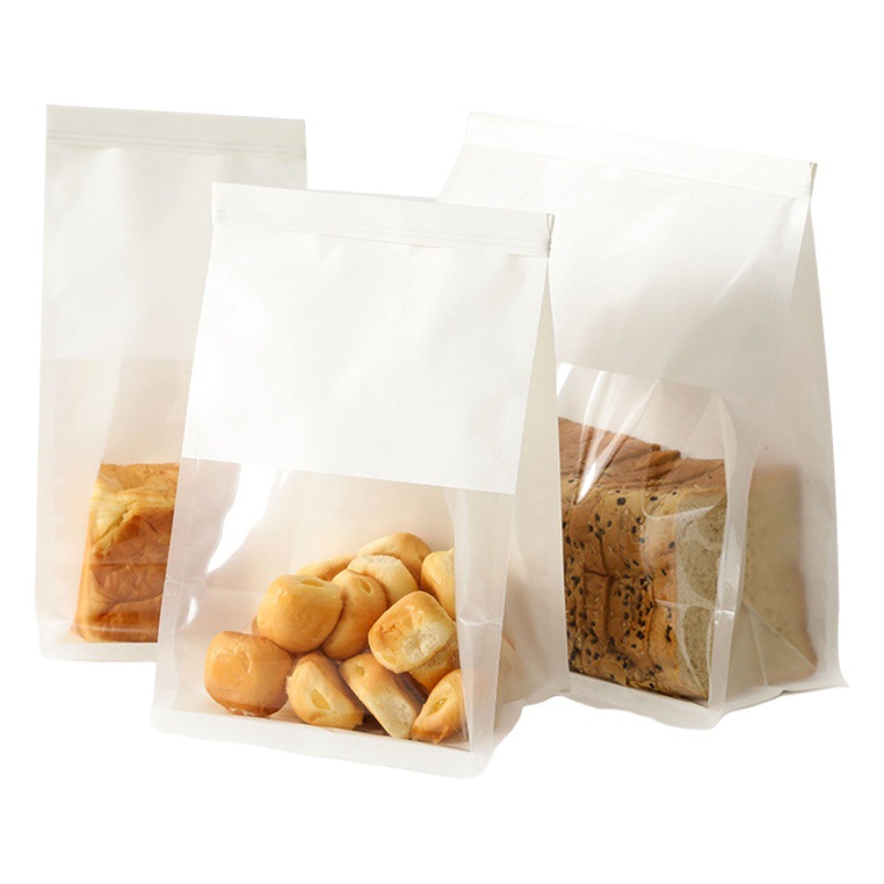 in stock window bread bag wire curling pastry bag pastry bag pastry bag west point baking bag slice toast bag wholesale