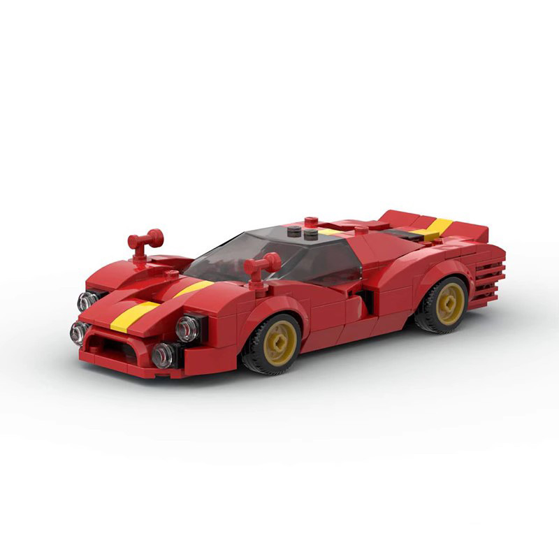 Picture of Compatible with Lego MOC-101795 Ferrari 330 P4 boy toy racing building blocks car assembly model