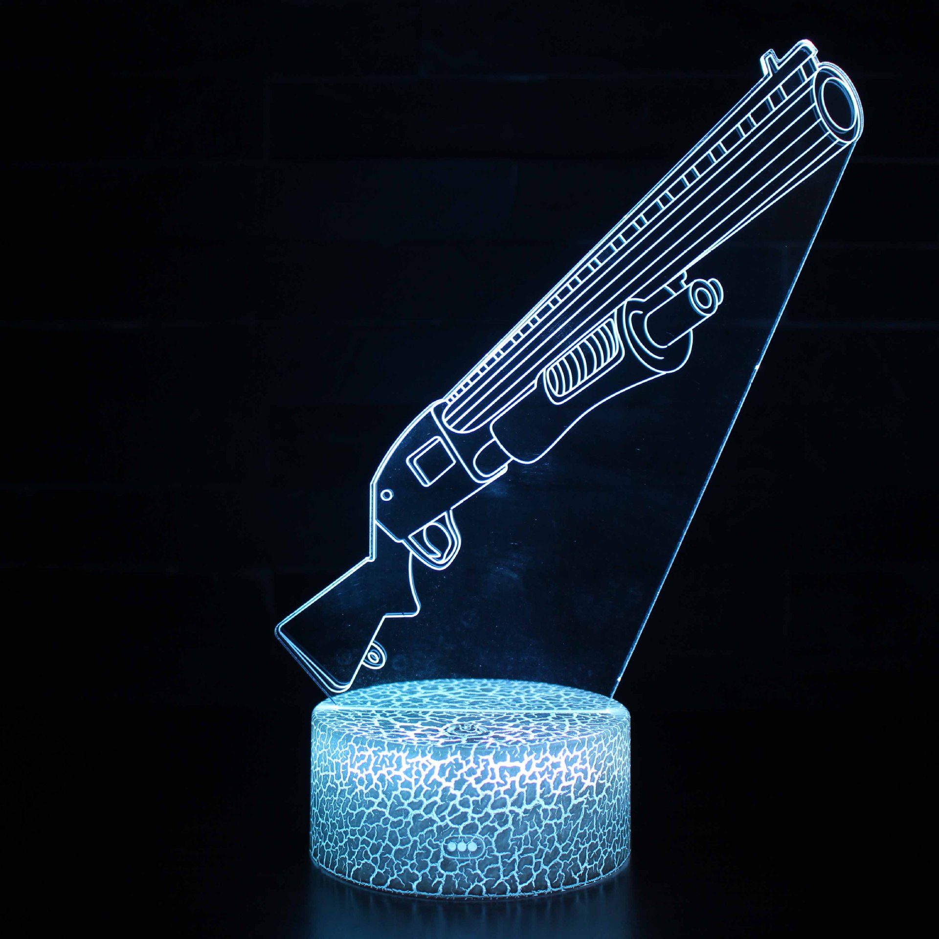 Picture of Kaixing Cross-border Exclusive Fortress Night Game Series 3D Nightlight LED Colorful Touch Remote Control Creative Table Lamp