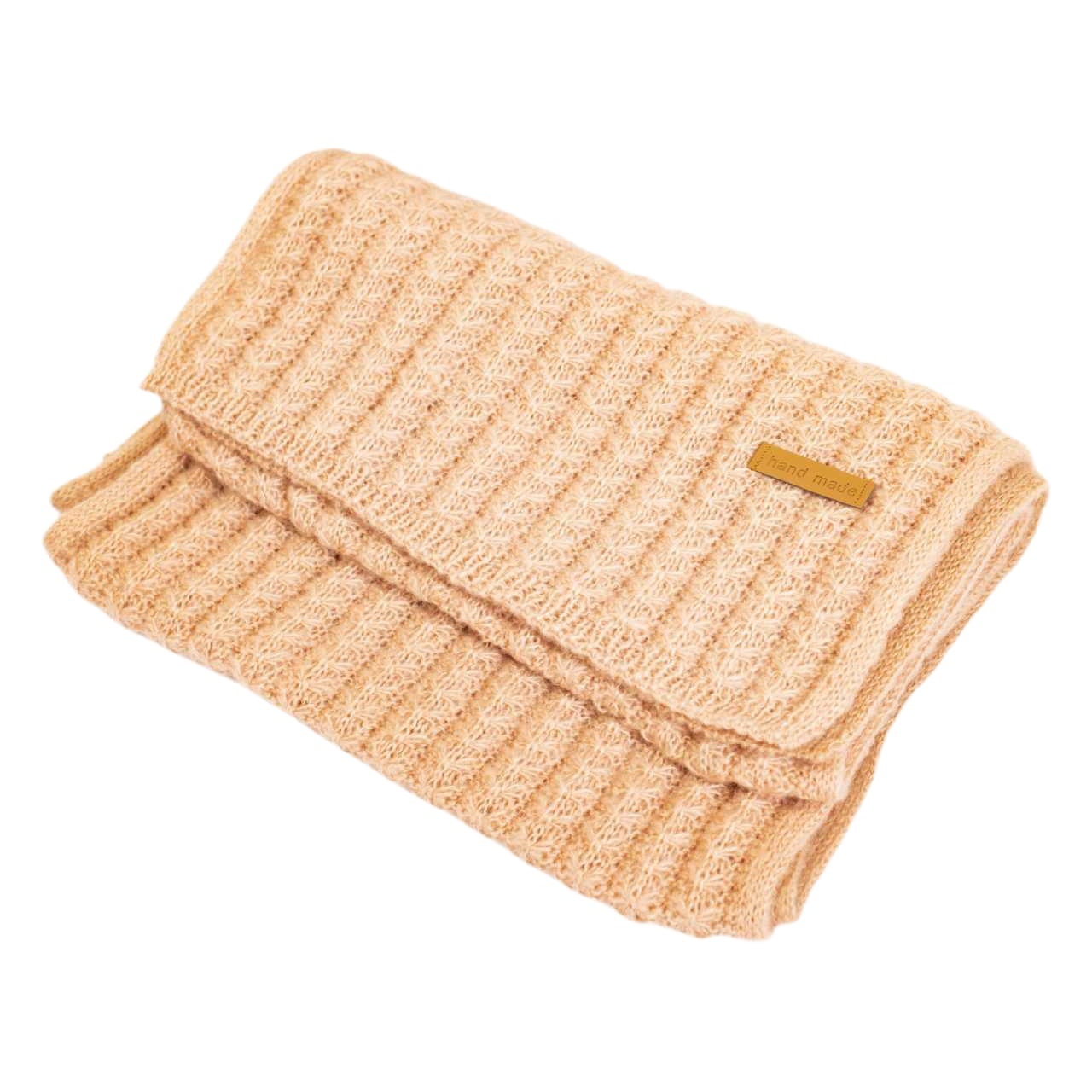 2024 New Korean Style Knitted Wool Solid Color Scarf Women's Autumn and Winter Student Soft Waxy All-match Thickened Couple Scarf