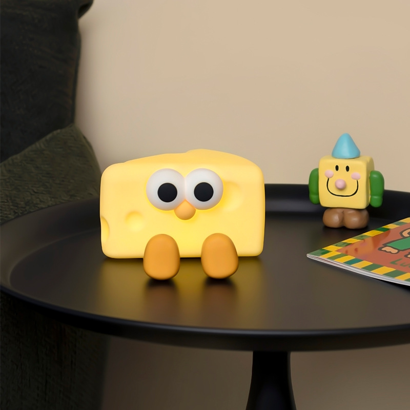 Cheese Kid Night Light Cheese Night Light Creative Cute Nursing Children Sleeping Night Light