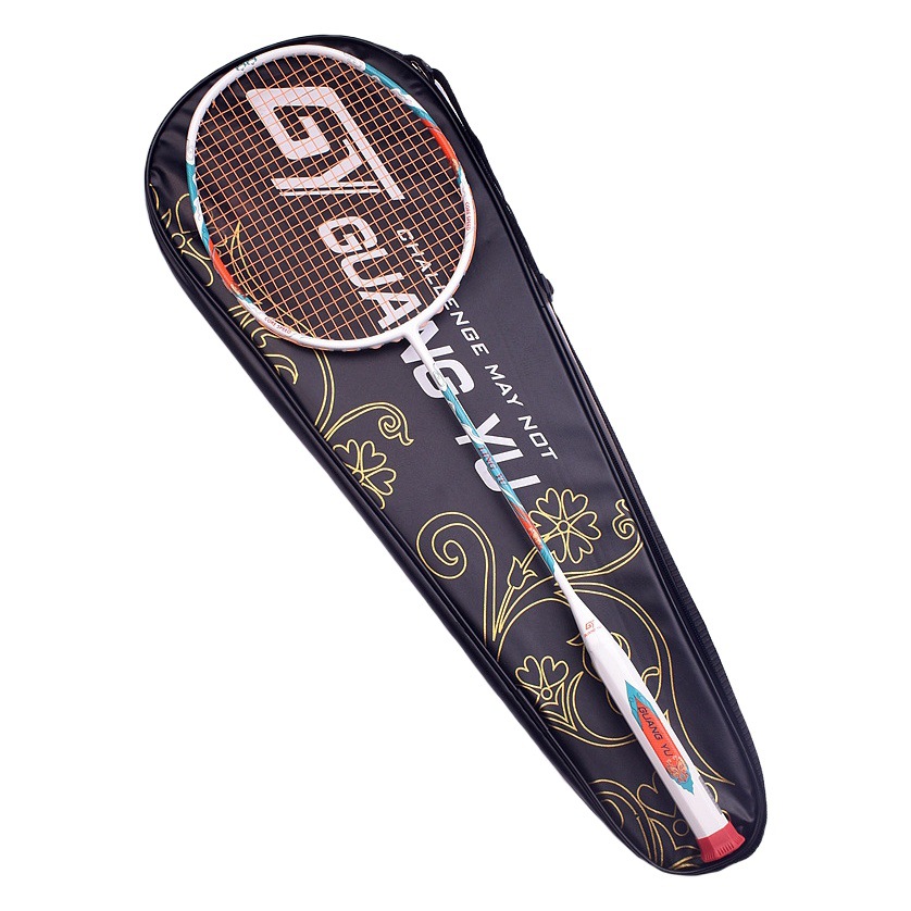 Guangyu 8U Balanced Blade Badminton Racket Lightweight Home Training Badminton Racket Carbon Fiber Couple Entertainment Racket