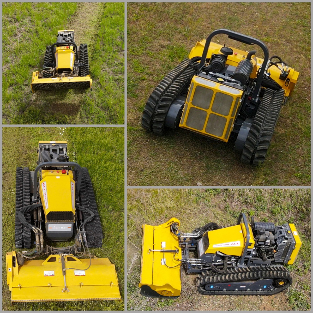 Export to Europe Crawler Remote Control Lawn Mower Orchard Reclamation Shrub Mowing and Mowing Shrub Mower