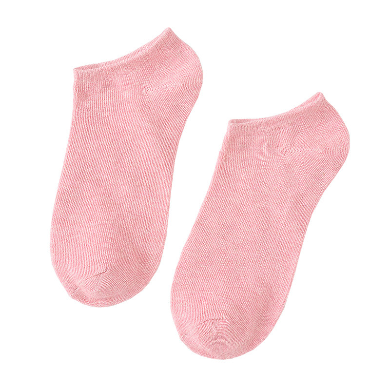 Picture of A generation of solid color cotton socks ladies boat socks shallow plus size gift women socks Zhuji socks wholesale