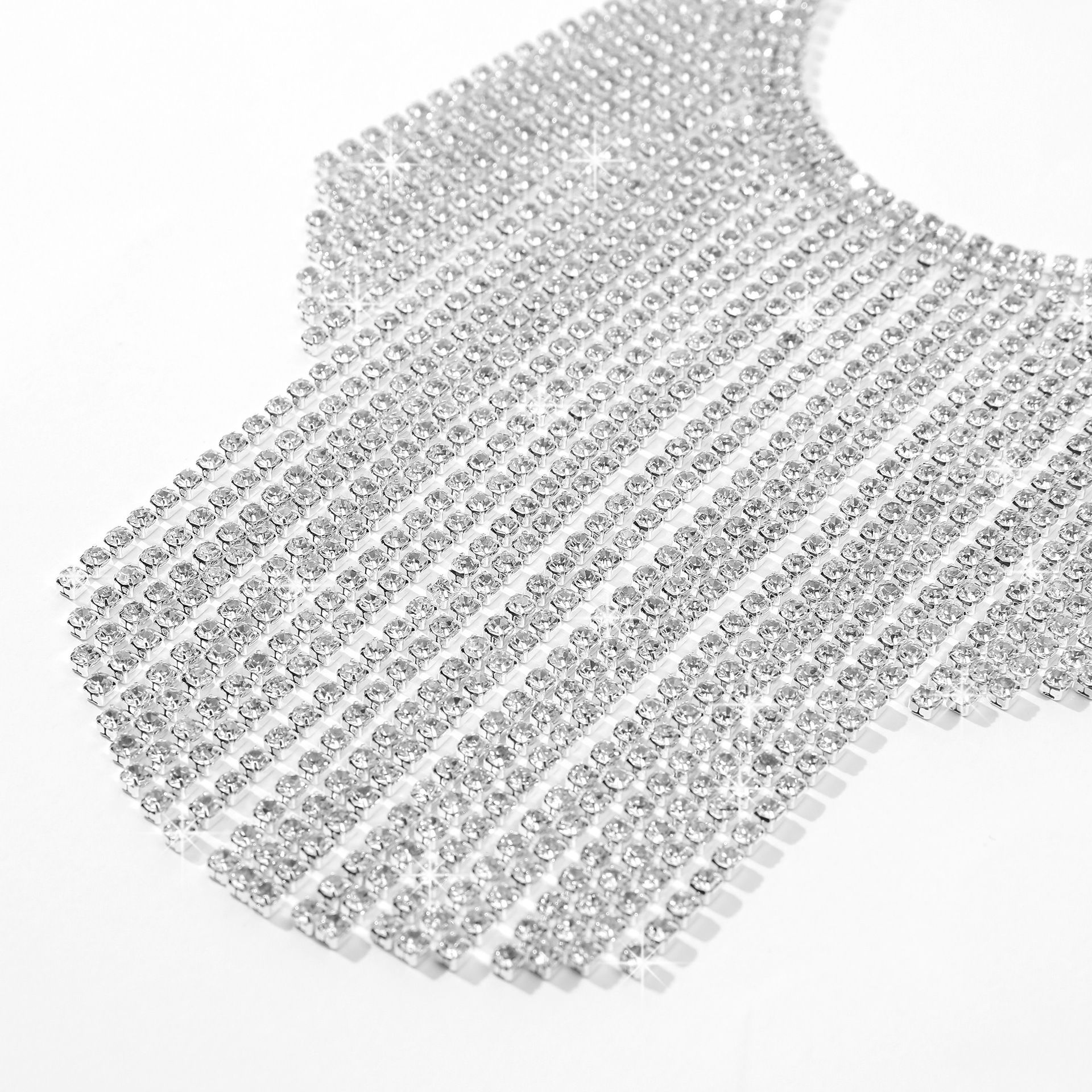 Picture of Cross-border Hot Rhinestone Tassel Foot Chain European and American Light Luxury Full Diamond Sexy Exaggerated High Heels Accessories Shoe Chain Foot Accessories