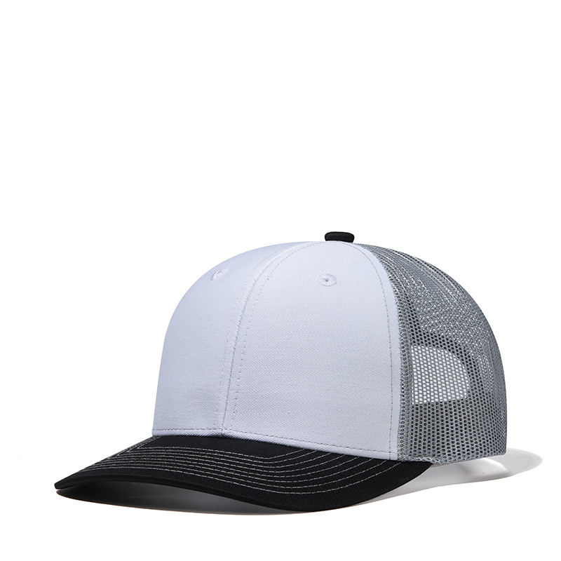 Picture of Wish Micro Bend Hat Rim Truck Hat Men's Outdoor Sun Shading Net Hat Mountaineering Fishing Truck Drivers Hat