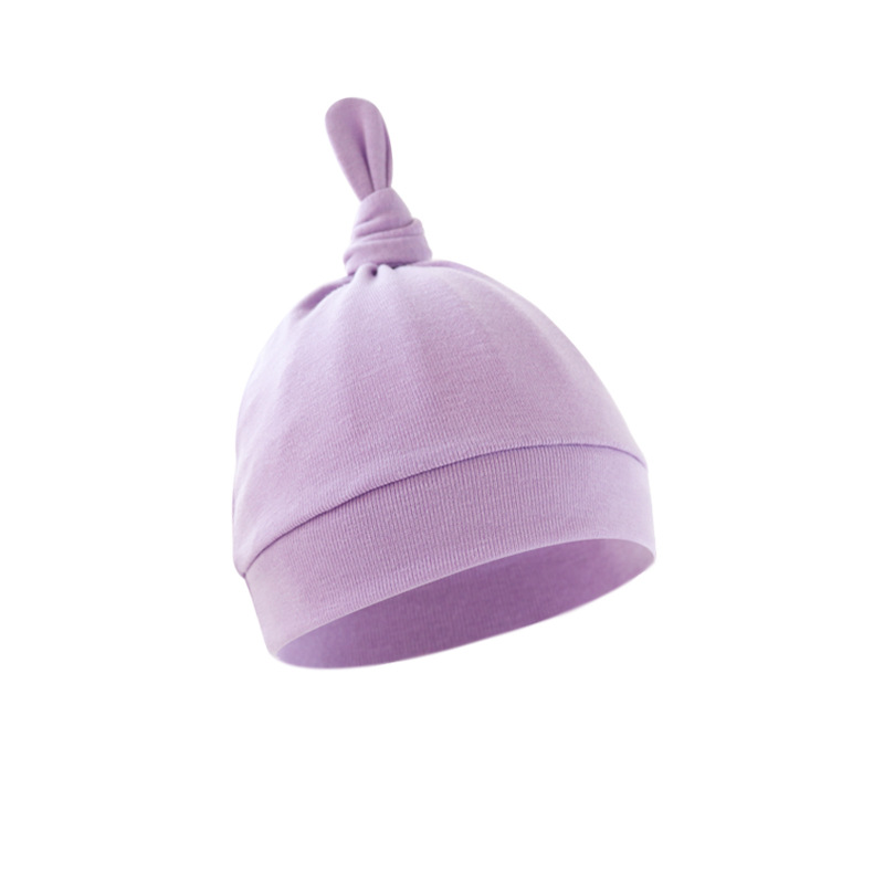 Picture of 2023 foreign trade baby pacifier hat single layer baby chirp hat baby tail hat children pullover hat