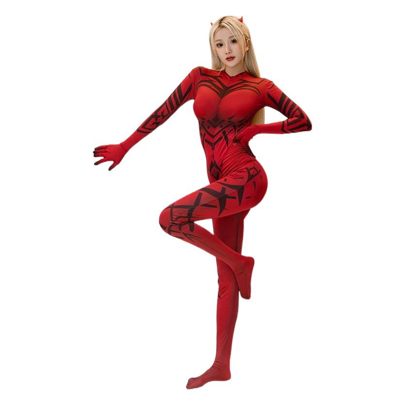 New Product Pure Desire Passionate Small Breasts Internet Celebrity Role-Playing Tight-Fitting Open-Fit One-Piece Flirting Bed Fun