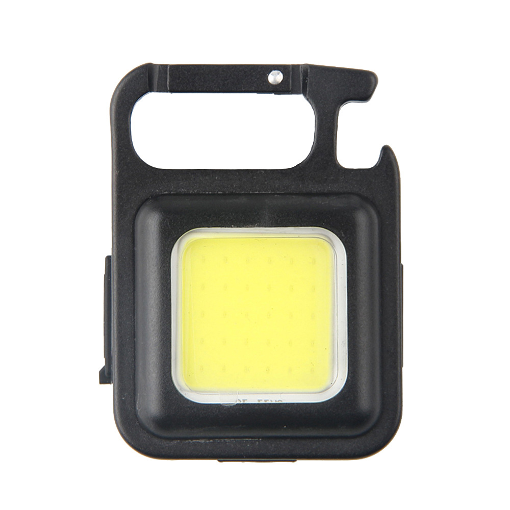 Multifunctional charging emergency light keychain portable work light bright COB inspection light outdoor camping light