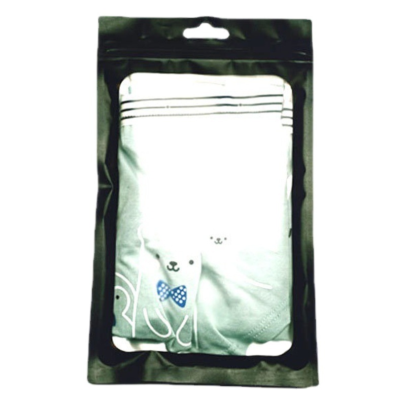 Color frosted window self-sealing bag pink aluminum-plated matte bone pulling bag jewelry sealed pocket mobile phone case packaging bag