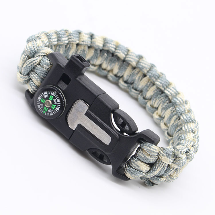 Picture of Umbrella rope bracelet survival bracelet multifunctional five-in-one multifunctional outdoor umbrella rope camping adventure Seven-core life rope