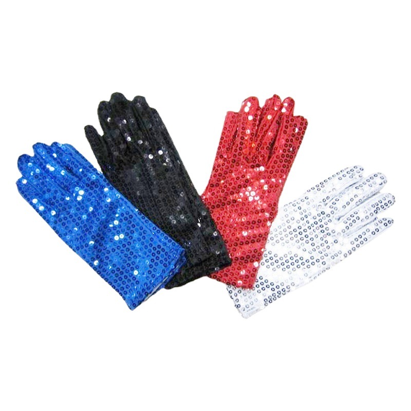 Sequin gloves unisex Michael Jackson flash show hip-hop gloves jazz hip-hop wholesale