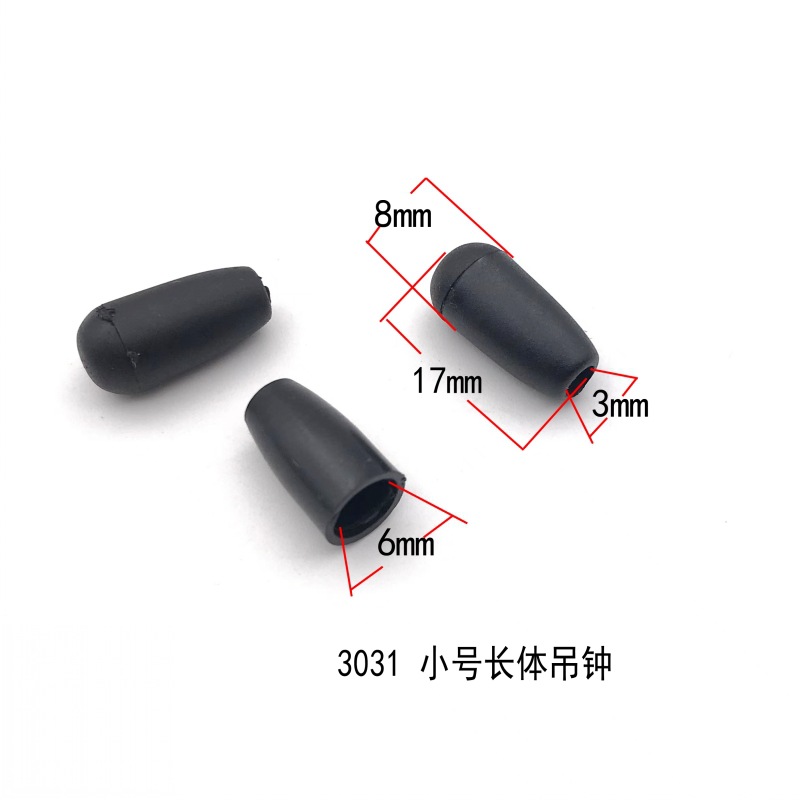 Picture of Huju Accessories Manufacturer Supplies Black and White Transparent Plastic Hanging Clock Accessories Round Rope Head Hanging Clock Finishing Buckle