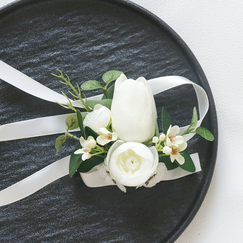 Picture of 237 Western-style business celebration corsage hand flower wedding supplies artificial flower studio photo props White series