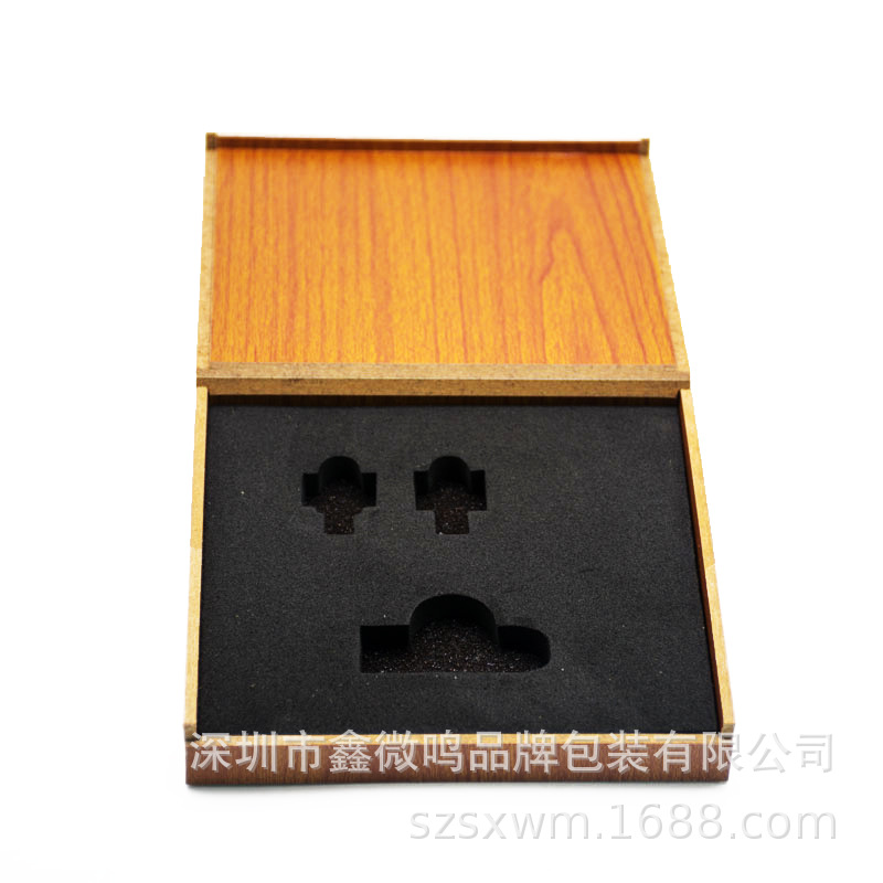 Picture of Car Music U disk packaging wooden box high-end printing work body lossless music packaging wooden memory card packaging box