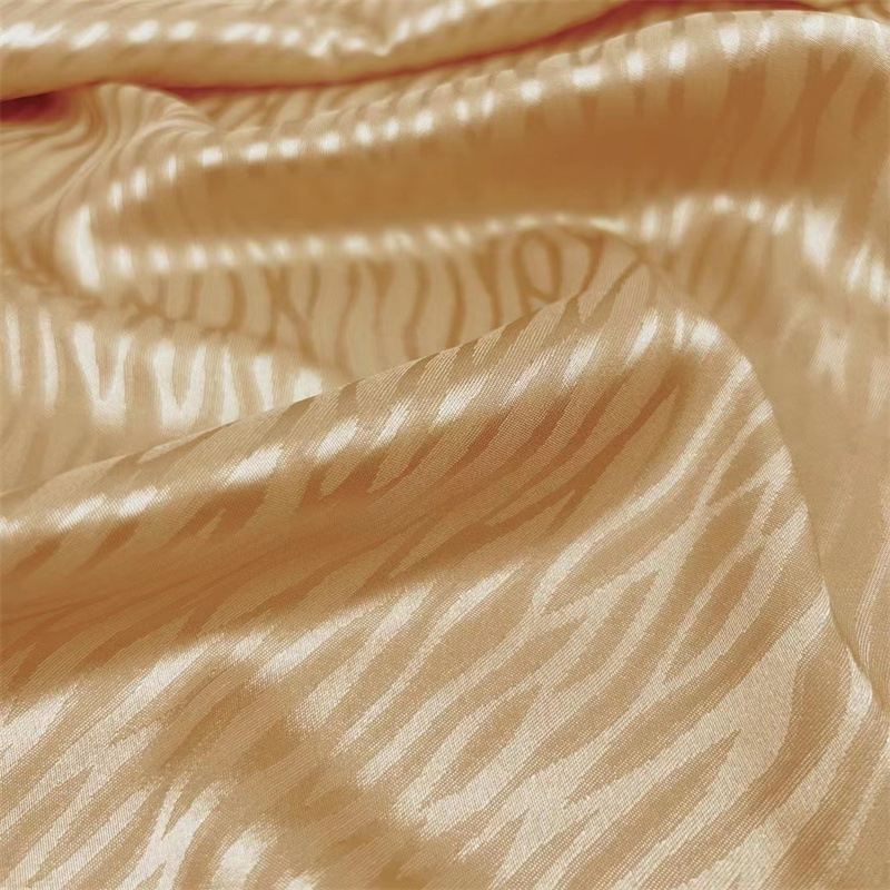 Picture of Spring and Summer Satin satin satin jacquard fabric zebra pattern dark pattern jacquard Hanfu Tang suit skirt vest skirt fabric