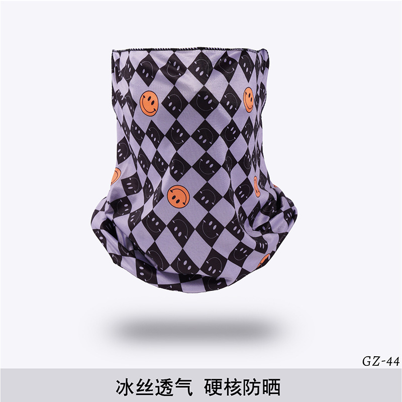 Picture of Outdoor ice silk mask changeable ear scarf men's and women's bicycle riding hood collar sun protection scarf summer