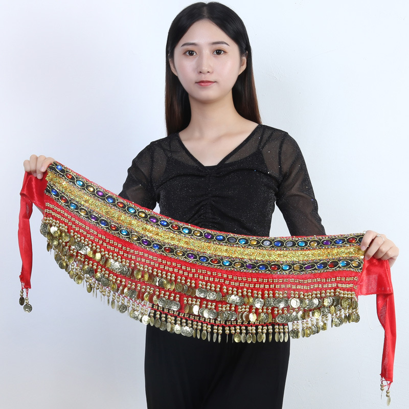 Nishang Belly Dance Practice Waist Chain Belly Dance Dance Waist Chain Indian Dance Waist Chain Yoga Fitness Waist Chain