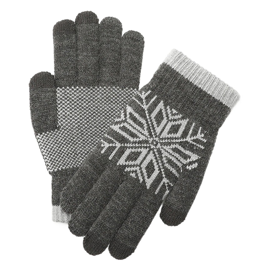 Knitted Wool Touch Screen Gloves for Men and Women Winter Warm Thickened fleece-lined Couple Women Cold-proof Wool Student DZ62