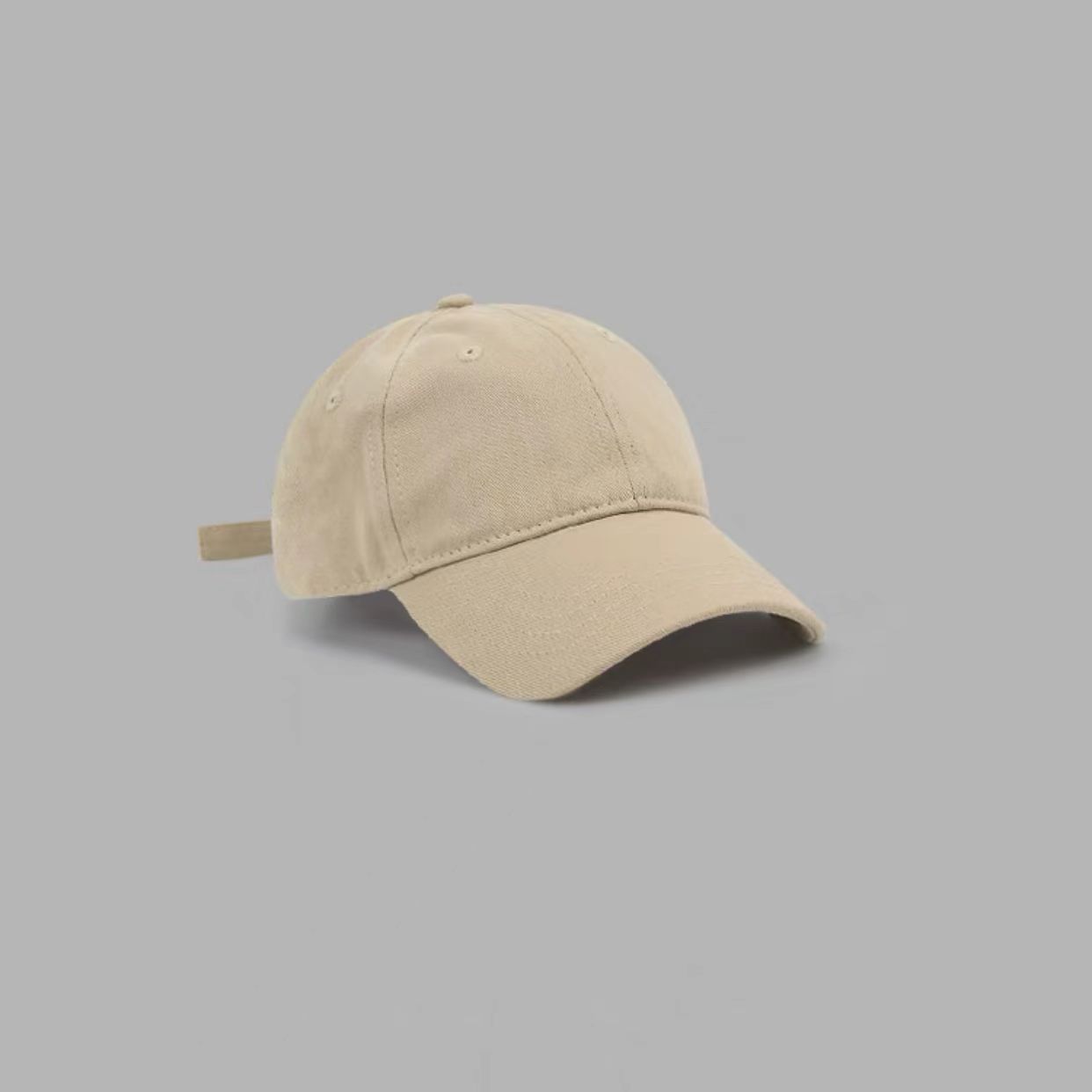 Picture of Solid Color Small Head Cap Women's small size khaki Baseball Cap xs Small Size Light Top All-Match Face Showcase Small Cap for Men