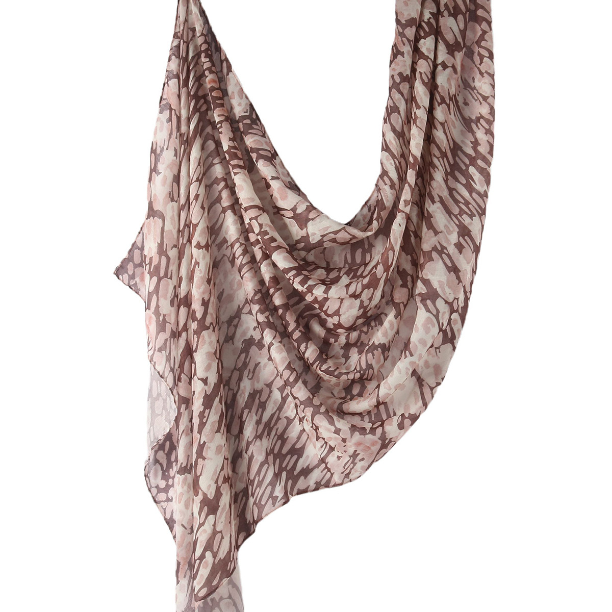 Picture of Best-Selling Watercolor Tie-Dye Cotton Scarf Arabian Satin Polyester Long Scarf Turkish Middle Eastern Scarf