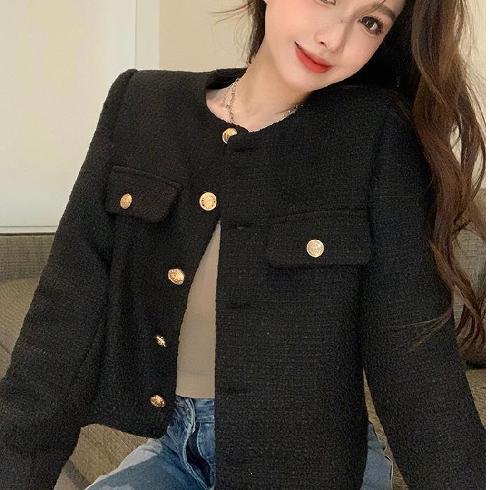 Picture of Cross-border Thickened Short Chanel Style Coat Women's New French High-end Sense Frying Street Elegant All-match Top Trendy