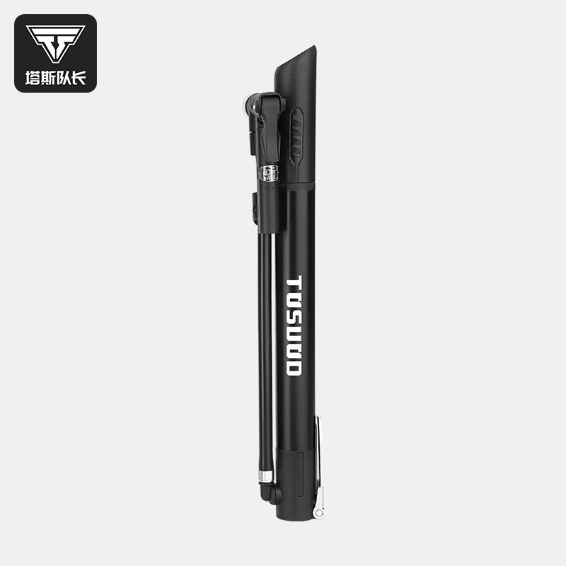 Tas captain bicycle single and double pump pump pump portable mini high pressure American mouth mountain cross-country air pump