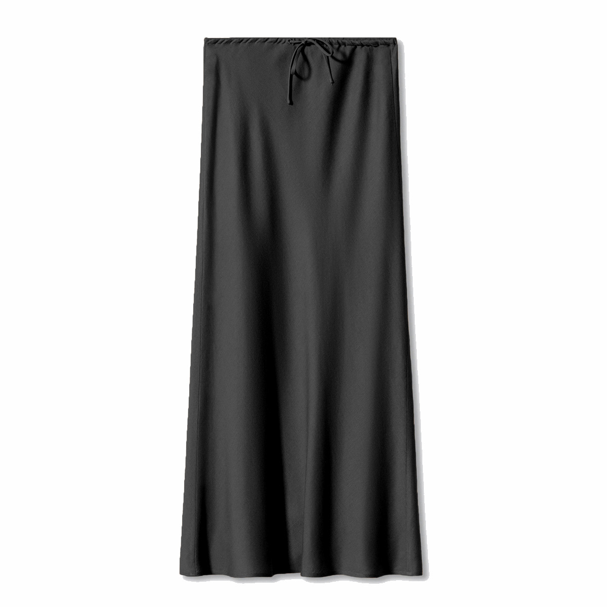 Picture of 2024 Amazon high quality satin long skirt high waist drawstring lace-up solid color skirt female cross-border women's clothing in stock