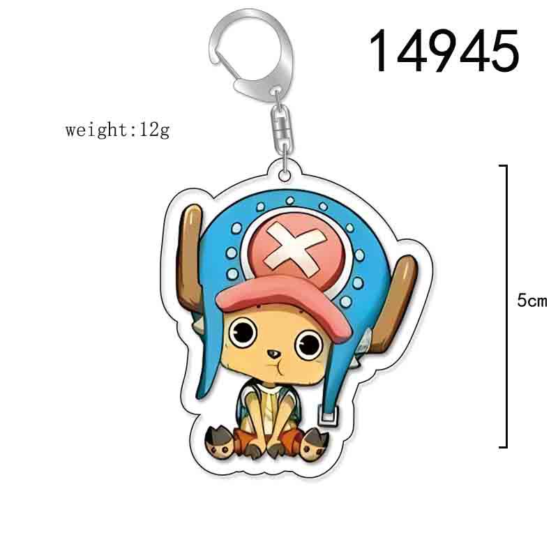 Picture of Cartoon hang one piece peripheral acrylic keychain pendant lufeiqiao barosolon esanzhi Sabo