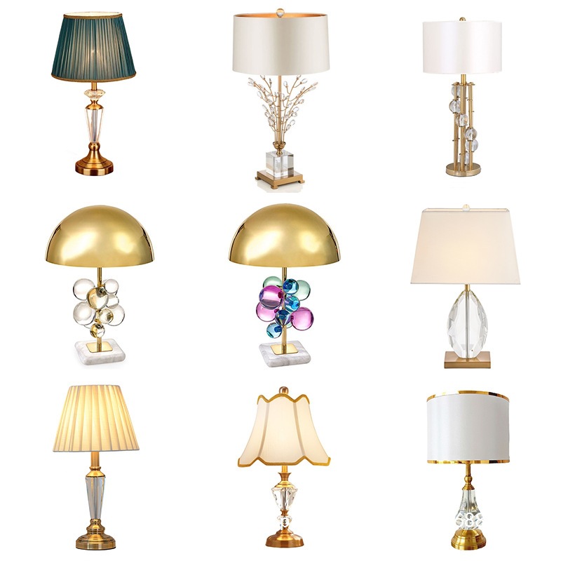 Postmodern Light Luxury Crystal Table Lamp Creative Chandelier Hotel Club Model Room Bedroom Bedside Lamp Decorative Table Lamp