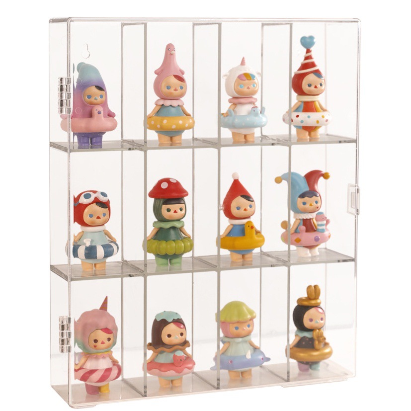 Blind Box Storage Display Stand Hand-Made Bubble Mart Display Box Storage Box Transparent Lego Doll Wall-Mounted Dust-Proof Cabinet