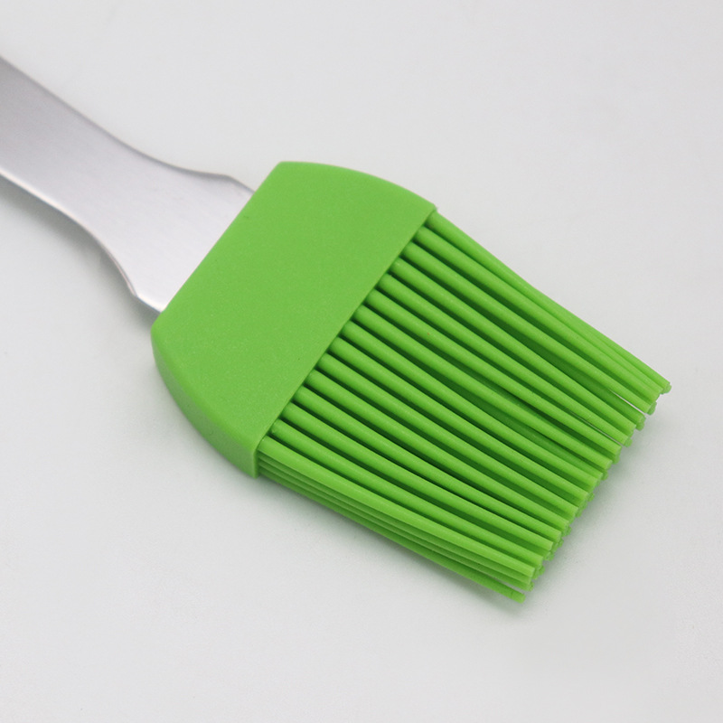 Picture of Stainless Steel Handle Silicone Sweep Brush High Temperature Resistant Barbecue Brush DIY Cake Tools Silicone Barbecue Oil Brush